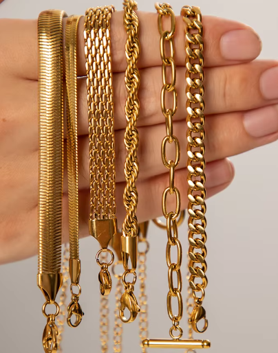 BRAZALETE LUZ-TRENDY-ORO