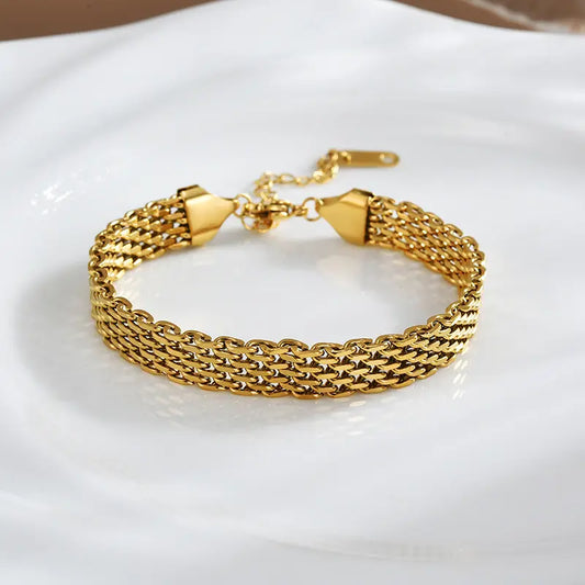 BRAZALETE LUZ-TRENDY-ORO